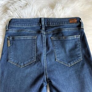 PAIGE Women's High Rise Dark Blue Jeans